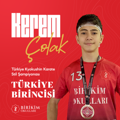 Kerem Çolak Türkiye Kyokushin Karate Stil Şampiyonası TÜRKİYE BİRİNCİSİ!