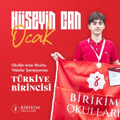 Hüseyin Can Ocak Wushu Yıldızlar Kategorisinde TÜRKİYE BİRİNCİSİ!