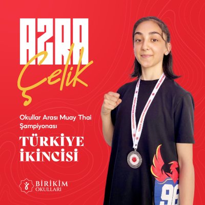 Azra Çelik Muay Thai TÜRKİYE İKİNCİSİ!