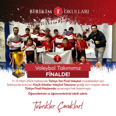 Voleybol Takımımız FİNALDE!